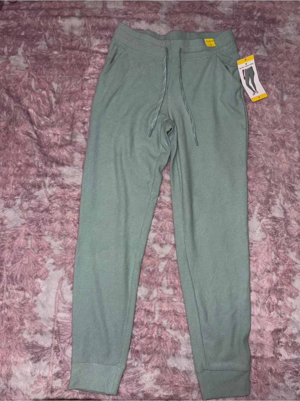 Marc New York Sage Green Drawstring Joggers